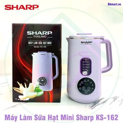 Máy xay sữa hạt Sharp KS162 tím nhỏ