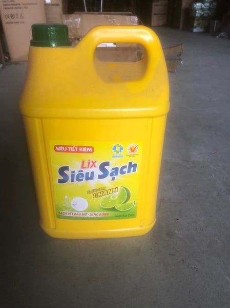 nước rửa chén LIX siêu sạch chanh 9 kg