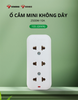 Ổ cắm Mini 3 lỗ không dây GONEO GNVN - 103