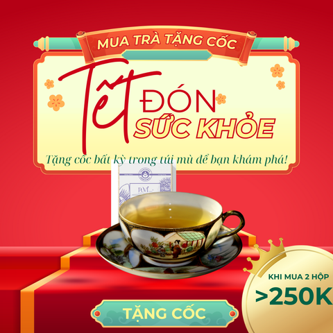 Bộ quà tặng ly trà dành cho người phụ nữ bạn yêu thương