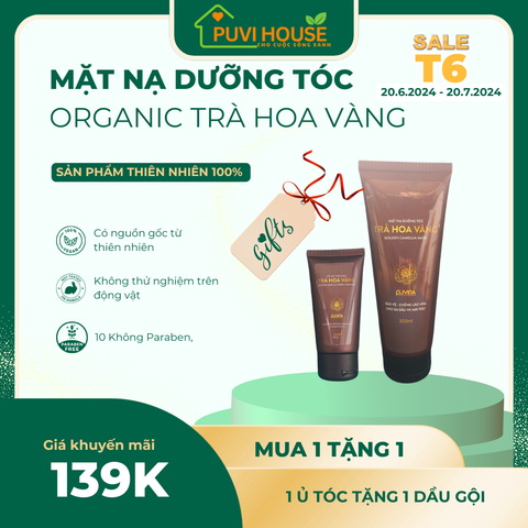 DẦU GỘI THẢO DƯỢC TRÀ HOA VÀNG - GOLDEN CAMELLIA HERBAL SHAMPOO