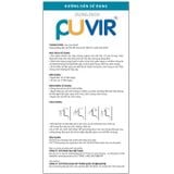XỊT MŨI HỌNG PUVIR - DÀNH CHO NGƯỜI BỊ XOANG