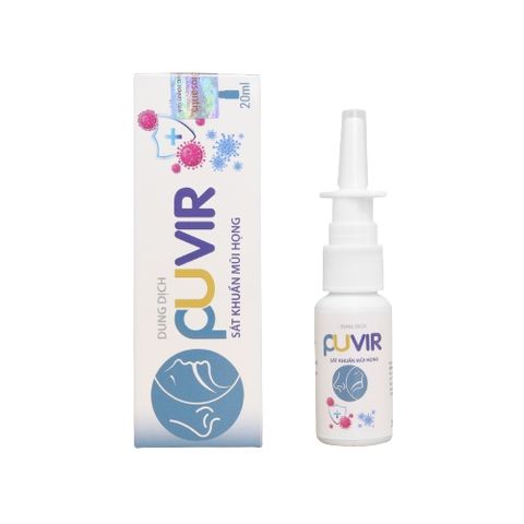 XỊT MŨI HỌNG PUVIR - DÀNH CHO NGƯỜI BỊ XOANG