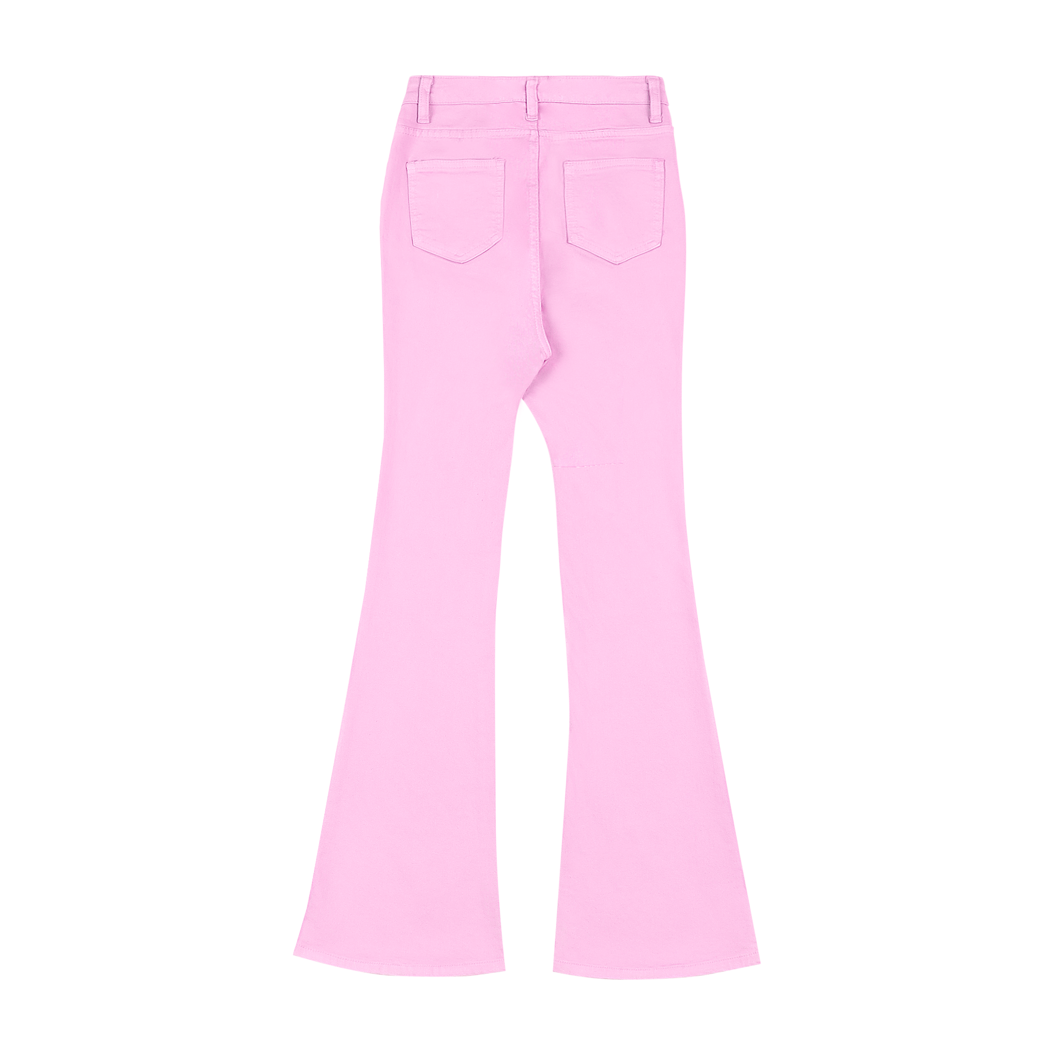 Muted Colors Flared Jeans TATICHU