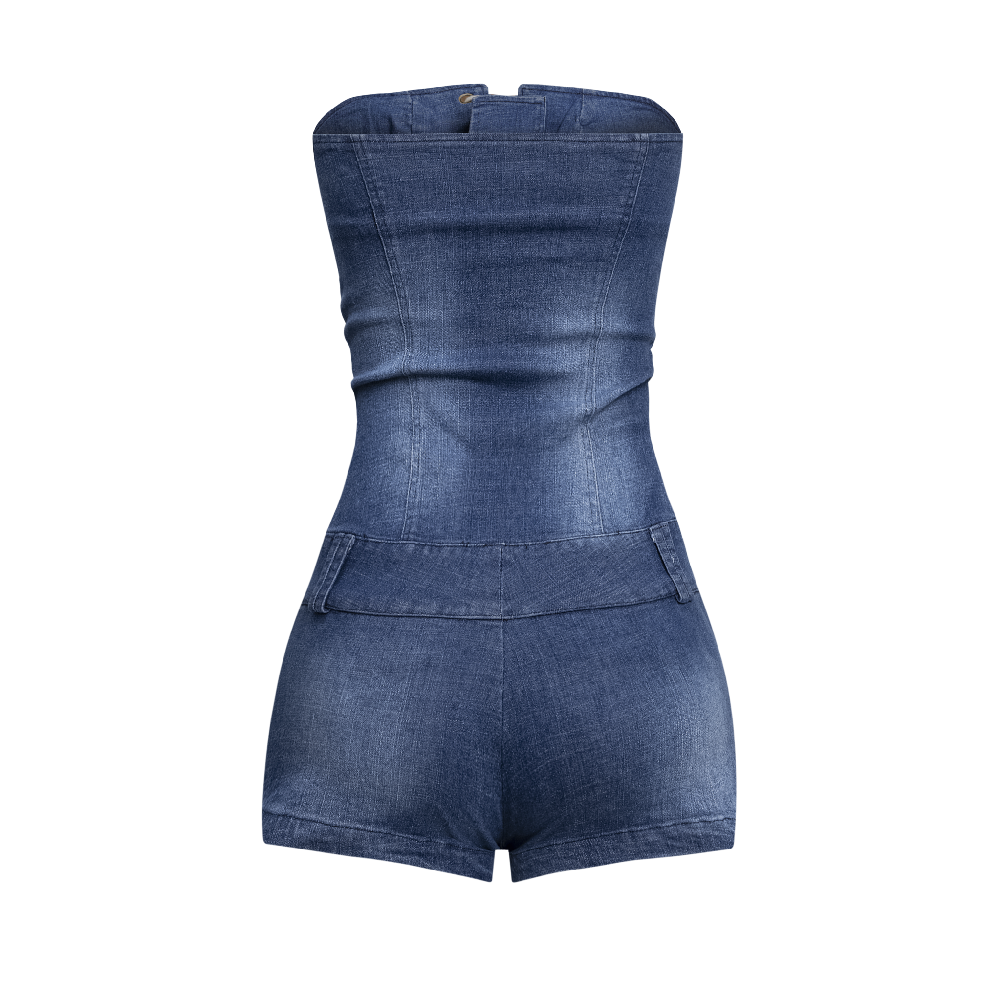 BLUM - Tube Bodycon Denim Playsuit