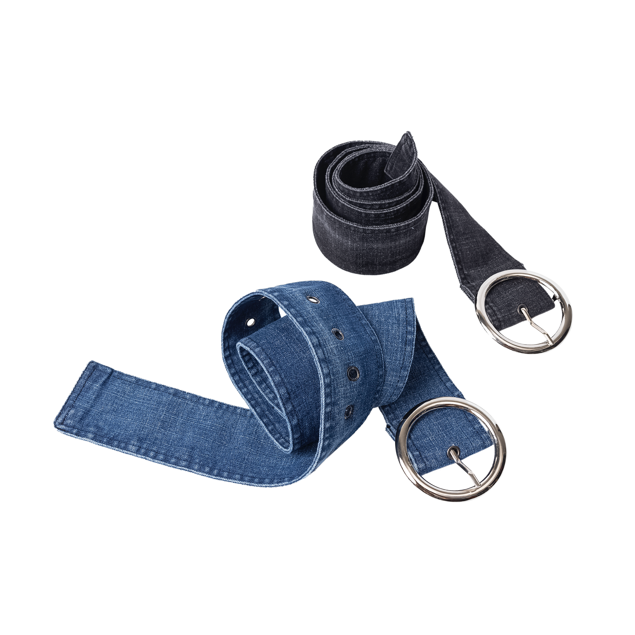 BLUM - Circle Buckle Denim Belt