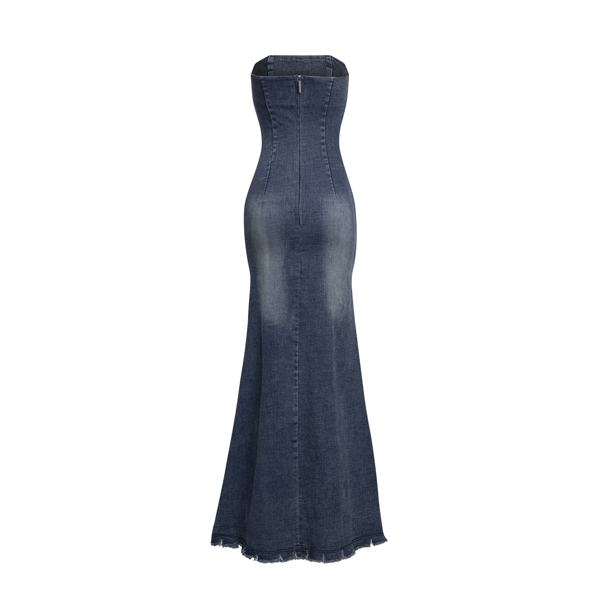 BLUM - Tube Fisht Tail Denim Dress