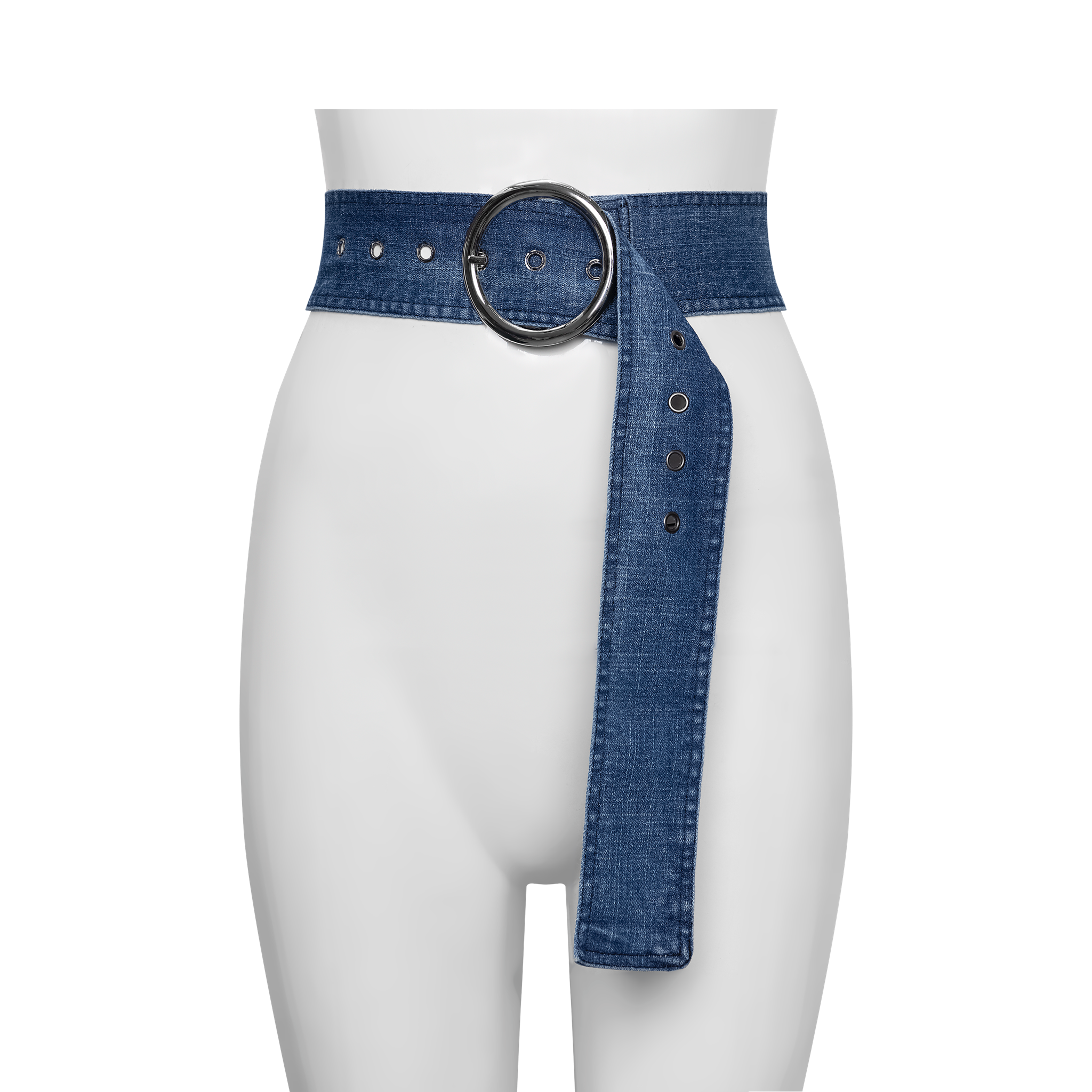 BLUM - Circle Buckle Denim Belt