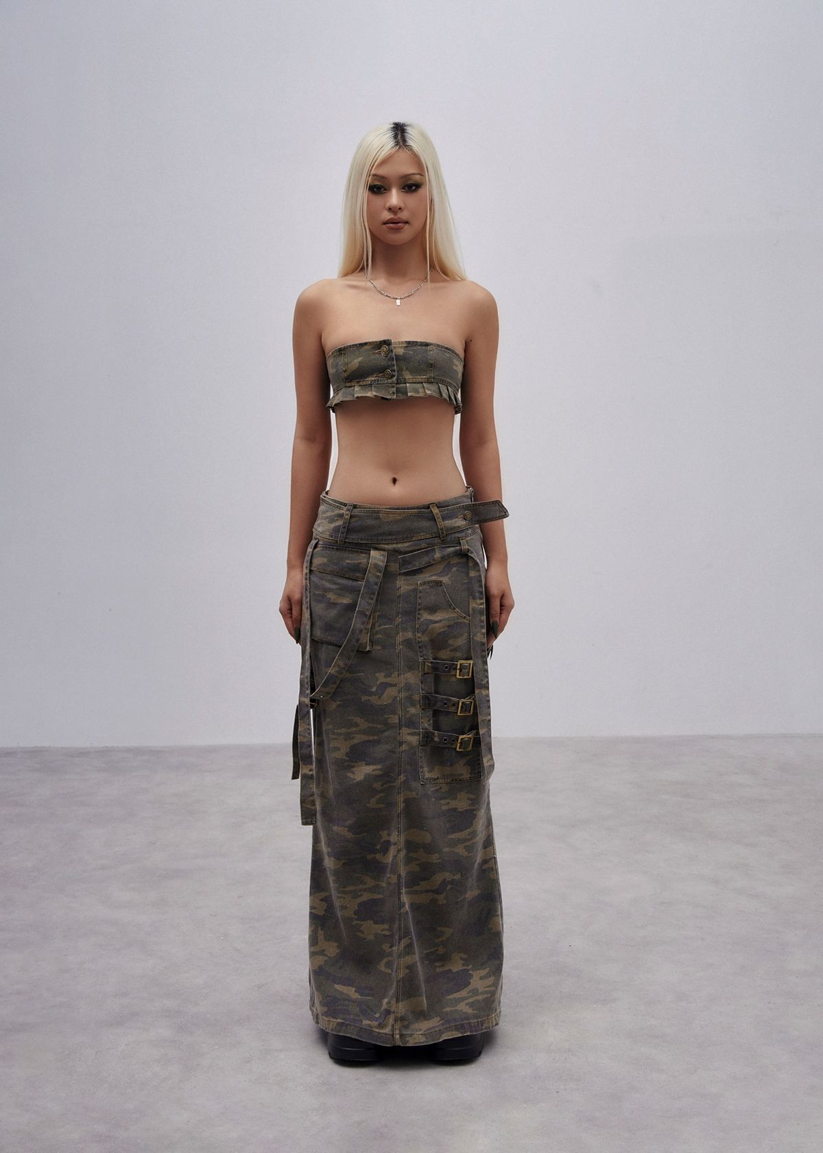 CAMO - Maxi Cargo Skirt