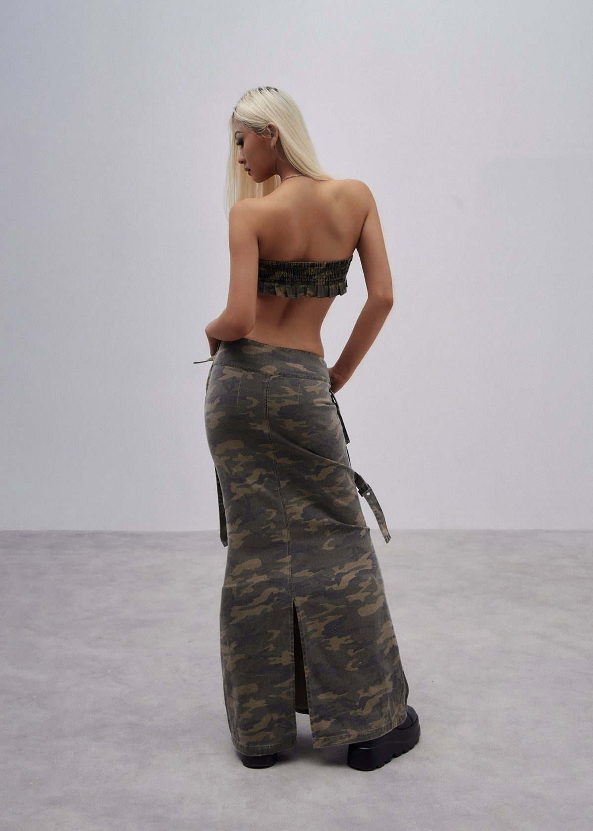 CAMO - Maxi Cargo Skirt