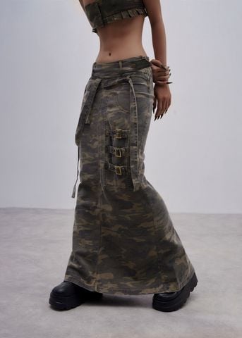  CAMO - Maxi Cargo Skirt 