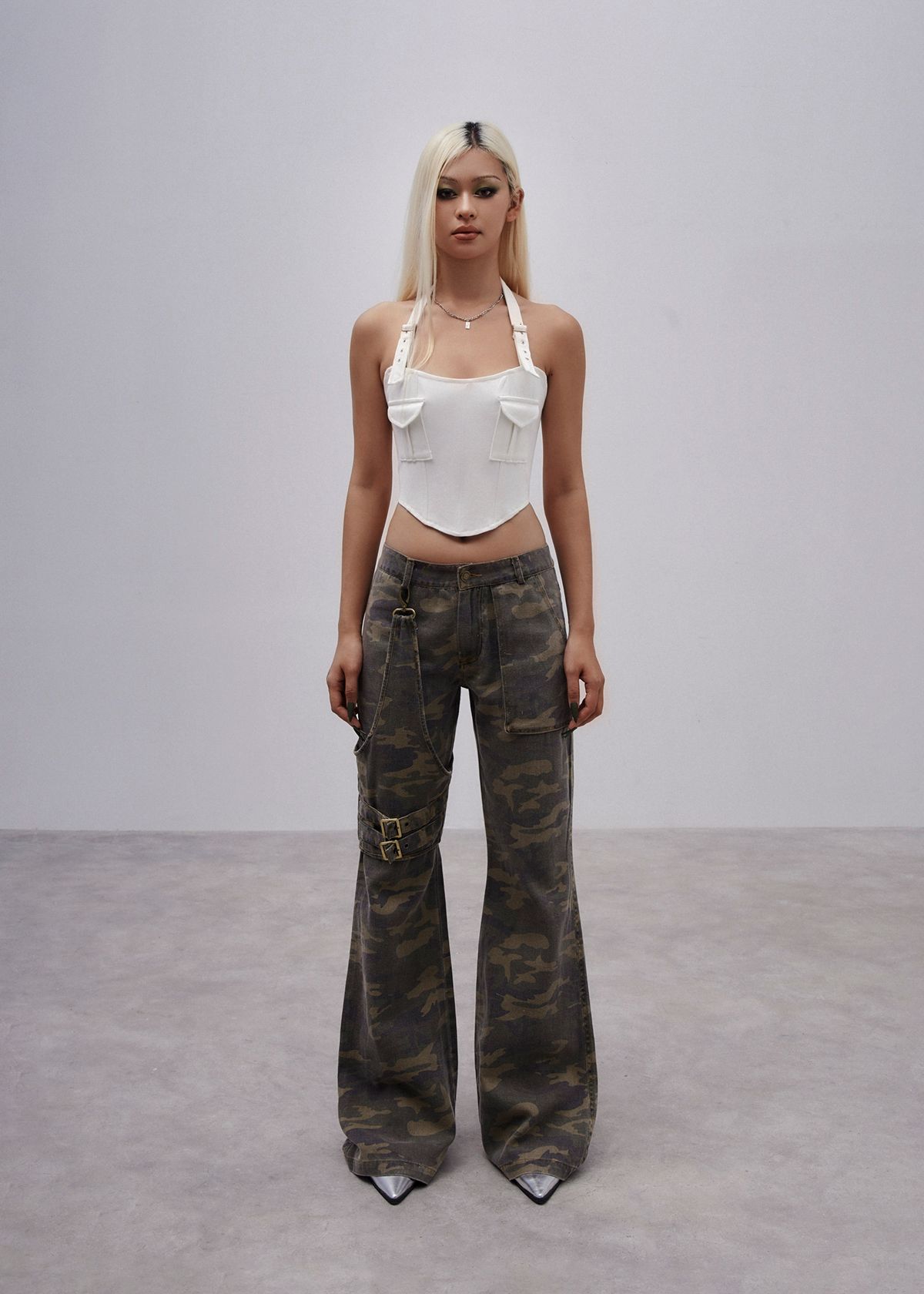 CAMO - Flared Pants