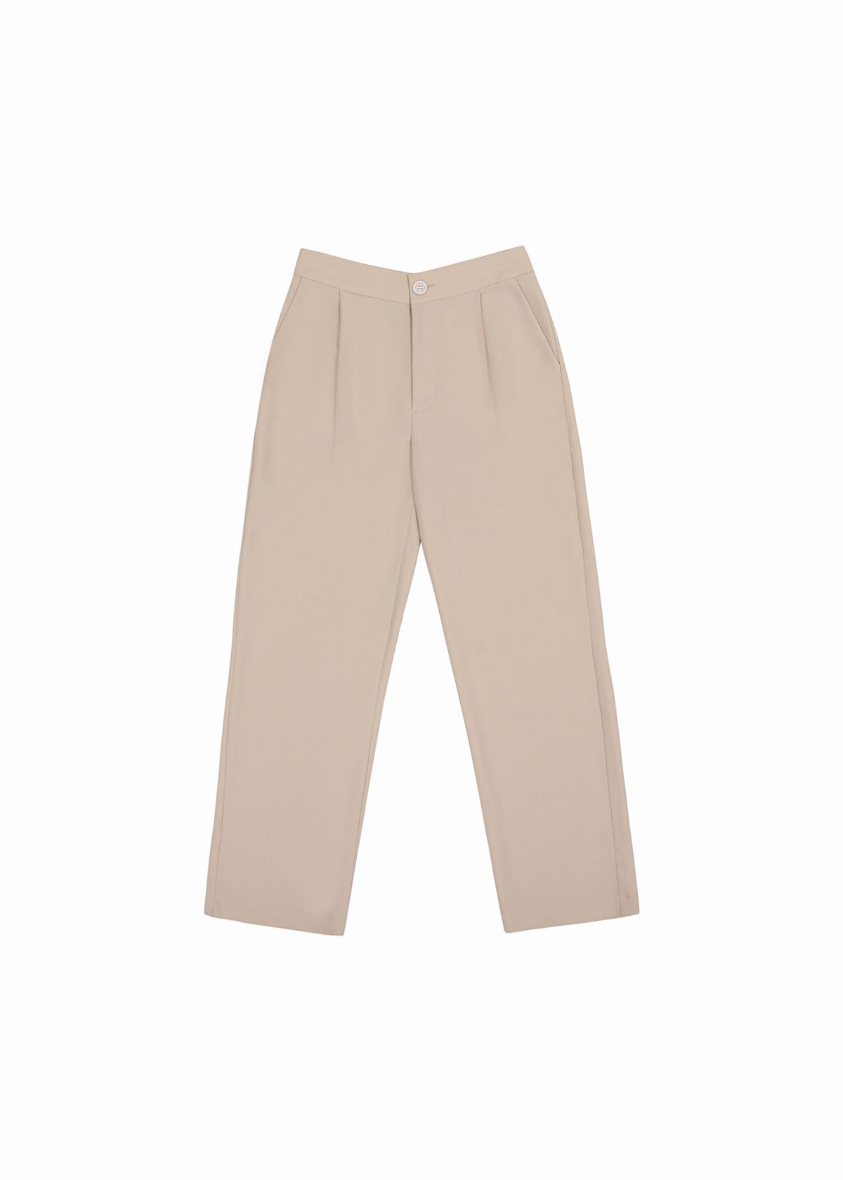 Pleated Wide Leg Trousers