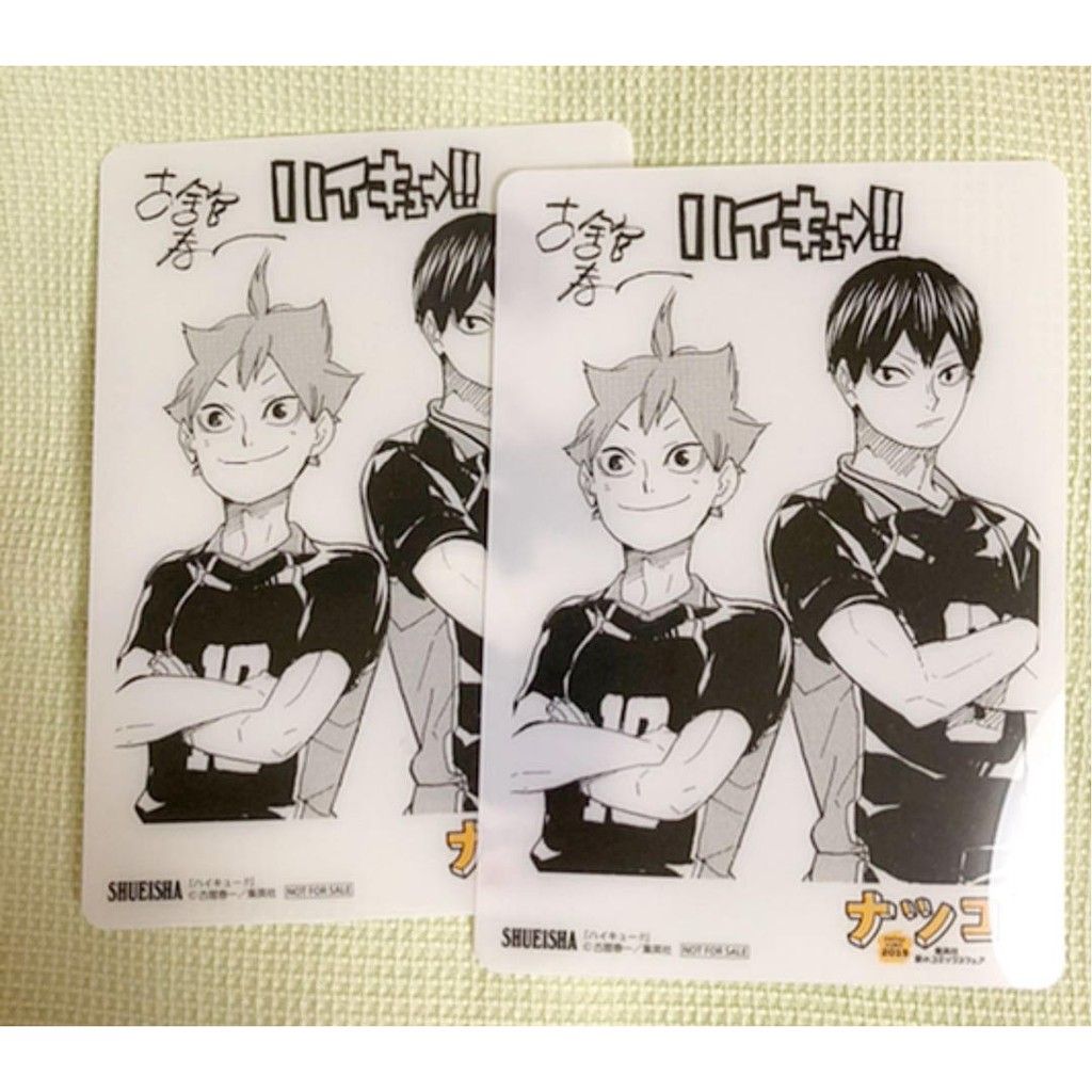 [Chữ Ký Tác Giả] Card Haikyu!! - Chàng khổng lồ tí hon (Natsu Comic 2019)