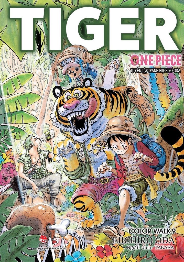 One Piece Color Walk TIGER - Tuyển tập tranh Eiichiro Oda Tập 9