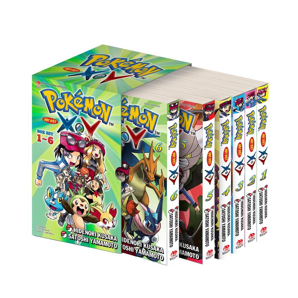 BOX SET POKÉMON ĐẶC BIỆT X-Y Set Manga - (6 Tập)