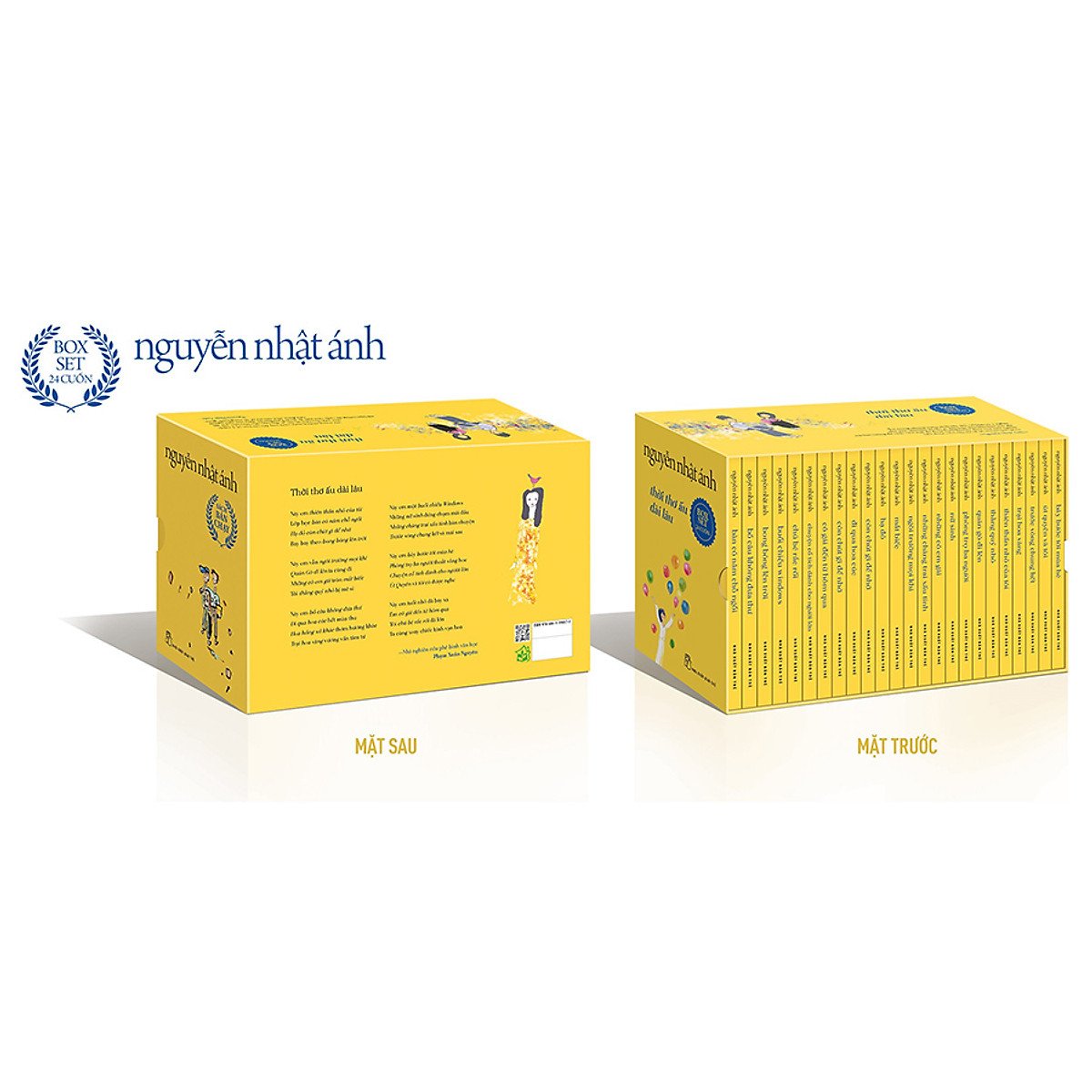 Boxset] Nguyễn Nhật Ánh 24 Cuốn- Thời Thơ Ấu Dài Lâu – Vàng