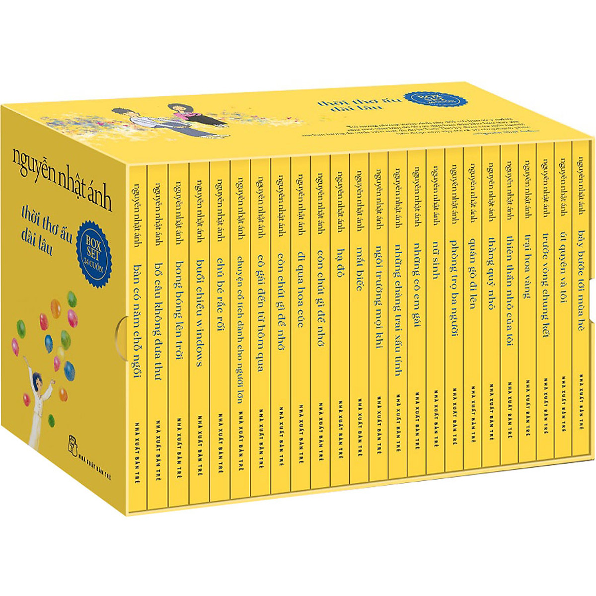 Boxset] Nguyễn Nhật Ánh 24 Cuốn- Thời Thơ Ấu Dài Lâu – Vàng