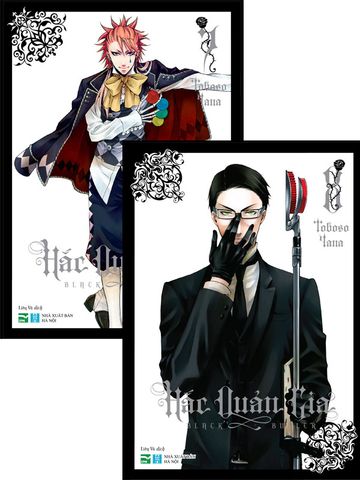 Combo Hắc Quản Gia - Black Butler  Tập 7+8