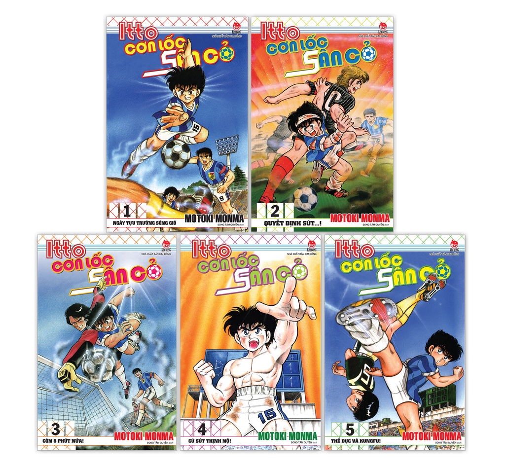 Combo Itto - Cơn Lốc Sân Cỏ Tập 1 - 5