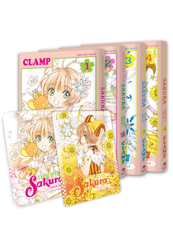 Combo 4 tập Card Captor Sakura - Thẻ bài pha lê