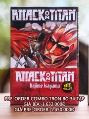 Combo Attack On Titan Trọn Bộ Tập 1- 34