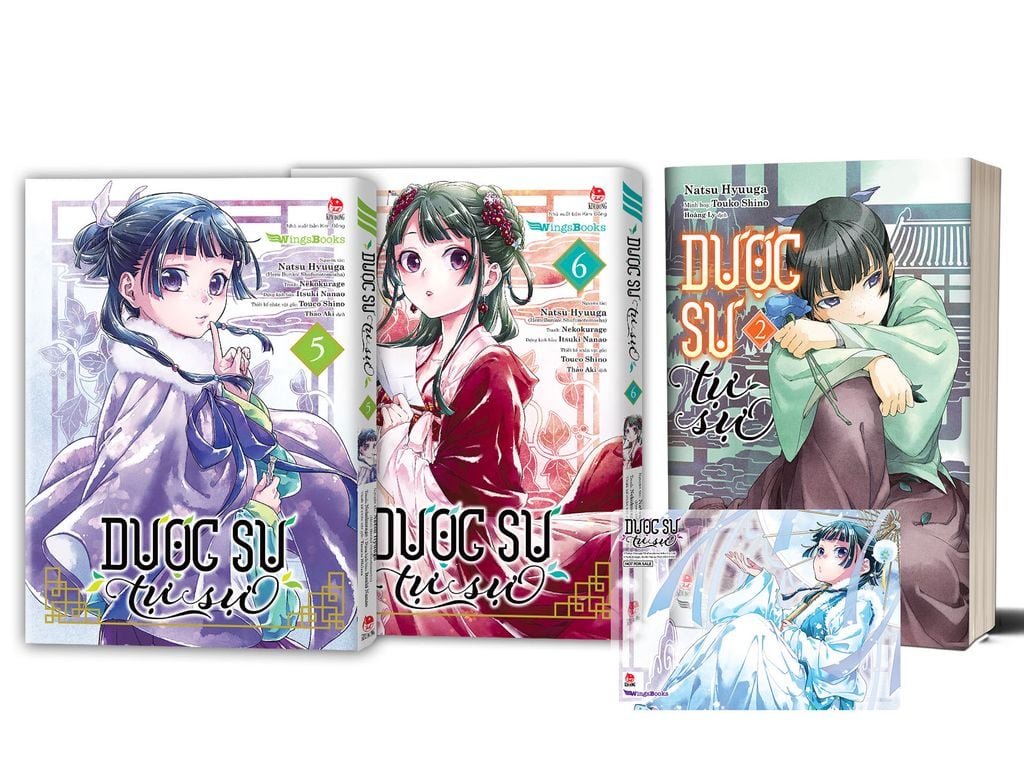 [Combo] Dược Sư Tự Sự Manga Tập 5 + 6 + Lightnovel Tập 2