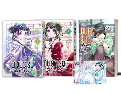 [Combo] Dược Sư Tự Sự Manga Tập 5 + 6 + Lightnovel Tập 2