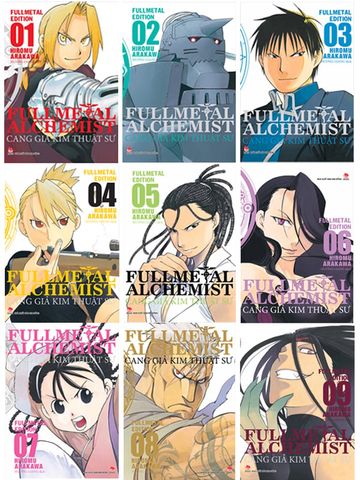 [Combo] Fullmetal Alchemist - Fullmetal Edition Tập 1 - 9