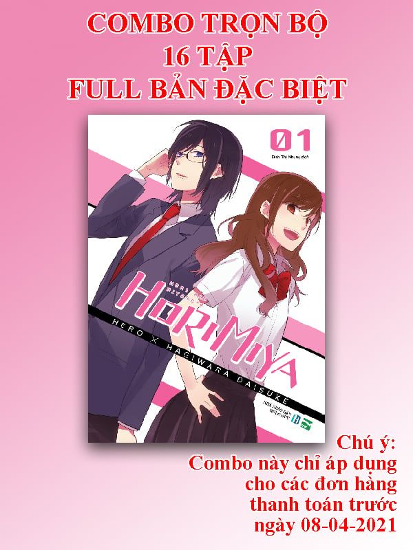 [Combo Trọn Bộ] Horimiya 1-16