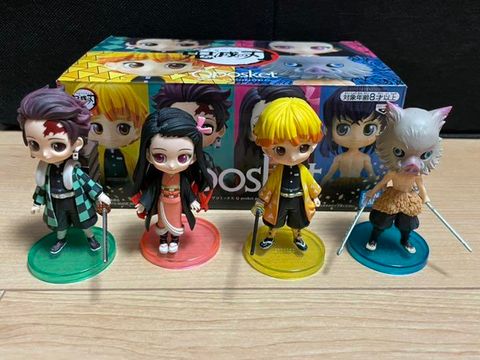 Combo 4 Figure Tặng kèm trong Kimetsu no Yaiba  tập 23 bản LIMITED SPECIAL EDITION