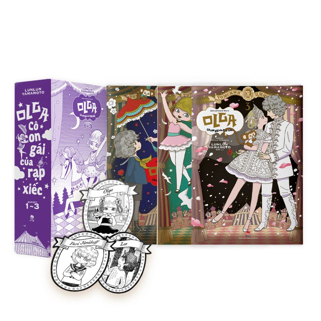 Boxset Olga - Cô Con Gái Của Rạp Xiếc (3 Cuốn)