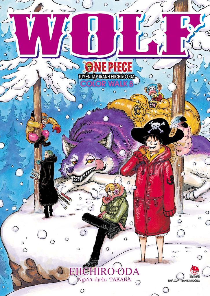 One Piece Color Walk Wolf - Tuyển Tập Tranh Eiichiro Oda Tập 8