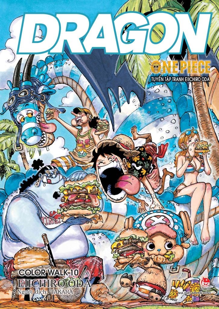 One Piece Color Walk DRAGON - Tuyển Tập Tranh Eiichiro Oda Tập 10