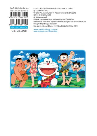 Doraemon Movie Story Màu: Tân Nobita Và Nước Nhật Thời Nguyên Thủy