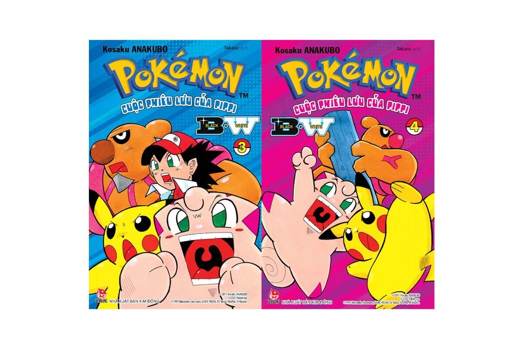[Combo] Pokémon - Cuộc Phiêu Lưu Của Pippi B.W (Black.White) (Tập 3 + 4)