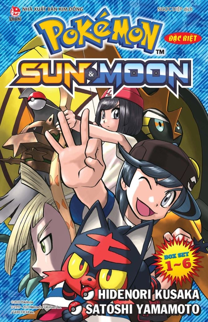 Boxset Pokémon Đặc Biệt SUN & MOON (6 Tập)