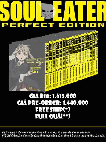 [Pre-order] Soul Eater - Perfect Edition - Trọn Bộ Tập 1 - 17 – Hikaru Shop