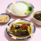  Combo Cơm + Cá Lăng Kho Tiêu + Rau + Canh 