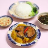  Combo Cơm + Cá Ngừ Kho Thơm + Rau + Canh 