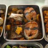  Combo Cơm + Cá Ngừ Kho Thơm + Rau + Canh 