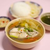  Combo Cơm + Canh Chua Cá Hú + Rau 