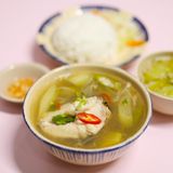  Combo Cơm + Canh Chua Cá Lóc + Rau 