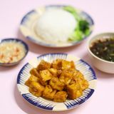  Combo Cơm + Đậu Hũ Sốt Mắm Sả + Rau + Canh 