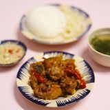  Combo Cơm + Gà Xào Lăn + Rau + Canh 