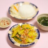  Combo Cơm + Đu Đủ Xào Tôm Khô + Rau + Canh 