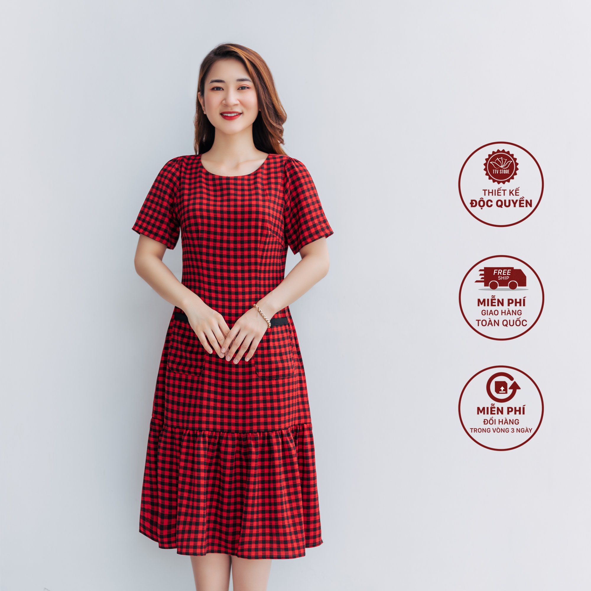 Đầm Caro 2 Dây Chất Lượng Rẻ Bất Ngờ Với Nhiều Ưu Đãi Sendovn #37 Đầm Caro 2 Dây Chất Lượng Rẻ Bất Ngờ Với Nhiều Ưu Đãi Sendovn
