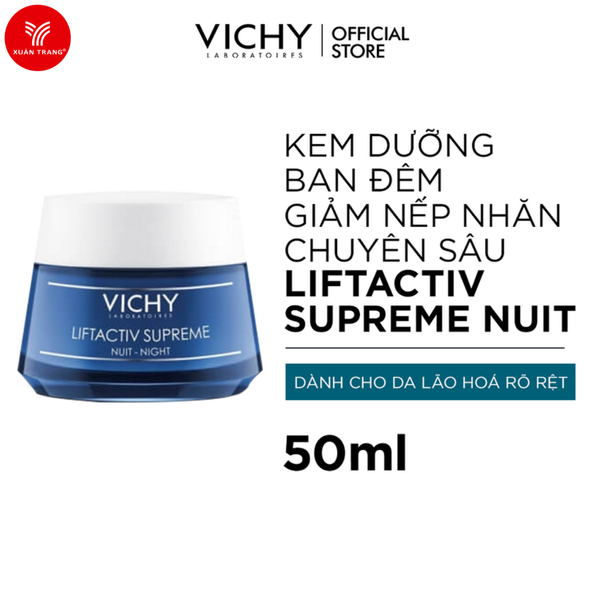 Vichy_Kem Dưỡng Giúp Chống Nhăn Và Làm Săn Chắc Da Ban Đêm 50ml