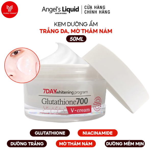 Angel's Liquid_Kem Dưỡng Sáng Da Mờ Thâm Glutathione 700 V-Cream 50ml