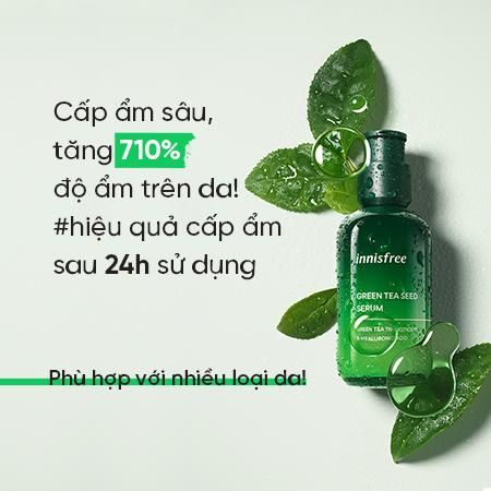 INNISFREE_Serum Dưỡng Ẩm Green Tea Seed Tri-biotics 80ml